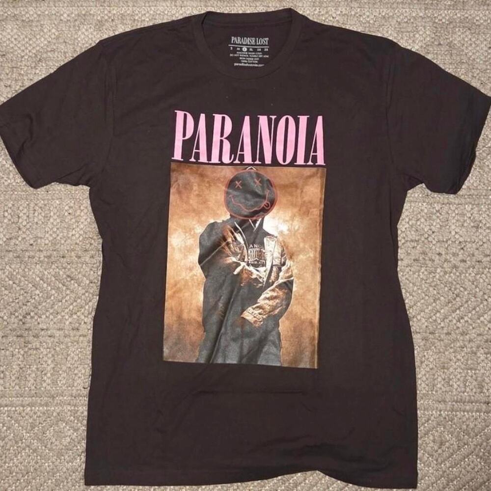 Paradise lost paranoia graphic tee